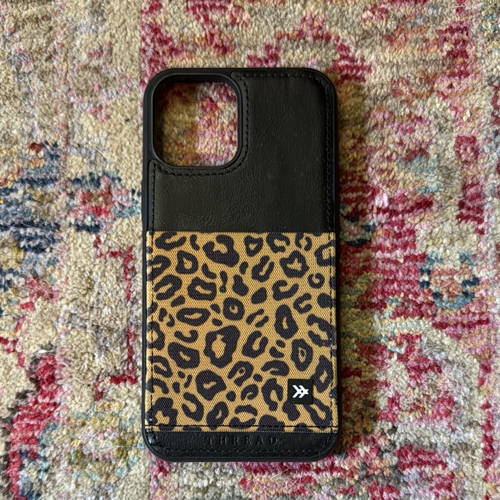 Black and Tan Leopard Print Phone Case